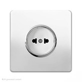 پریز ارت آسیا الکتریک مدل کریستال-سفید نقره