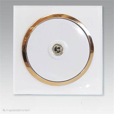 آنتن آوا پلکسی سفید زه طلایی