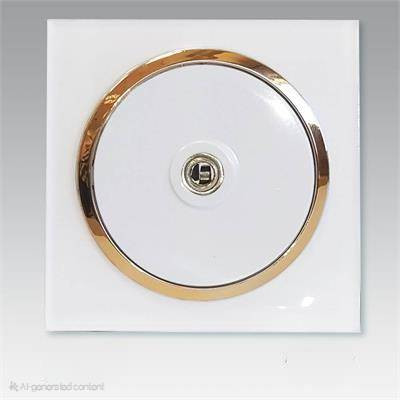 آنتن آوا پلکسی سفید زه طلایی